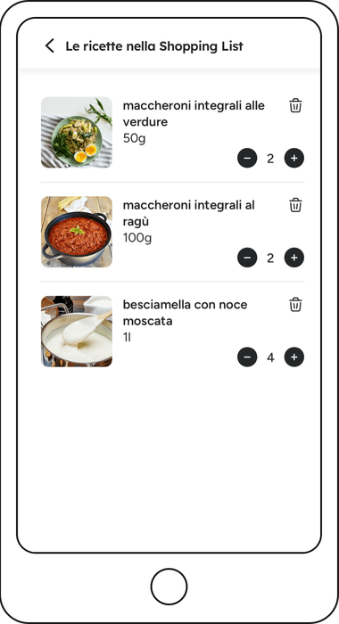 Recipe screen 1