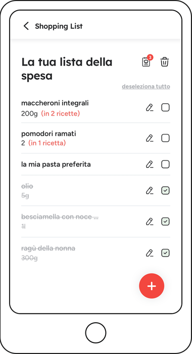 Recipe screen 2